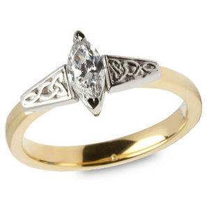 Marquise Trinity Diamond Engagement Ring ENG27