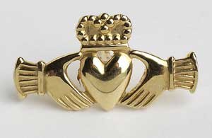 Claddagh Straight Tie Tac T1400