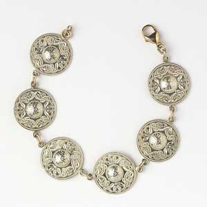 Silver Trinity Link Bracelet S5302