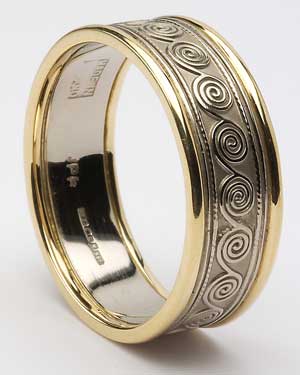 Mens Infinity Wedding Band WED164