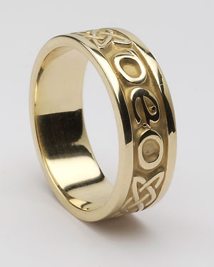 Gents Claddagh Ring Heavy CLAD35